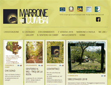 Tablet Screenshot of marronedicombai.it